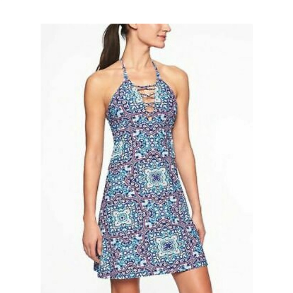 Athleta Monoco Loop Swim Dress